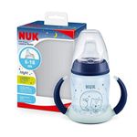 Biberon cu cioc si manere 150 ml Nuk First Choice Night 215326, Albastru fotografia produsului View 5 S