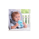 Biberon cu cioc si manere 200 ml 4 luni+ Chicco Transition Cup 069989, Turcoaz fotografia produsului View 4 S