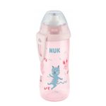 Biberon cu adaptor push pull 300 ml Nuk Junior Cup 255408RZ, Roz fotografia produsului