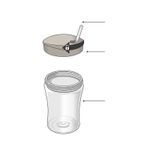 Biberon cu pai 230 ml Nuk Action Cup 751136V, Verde fotografia produsului View 2 S