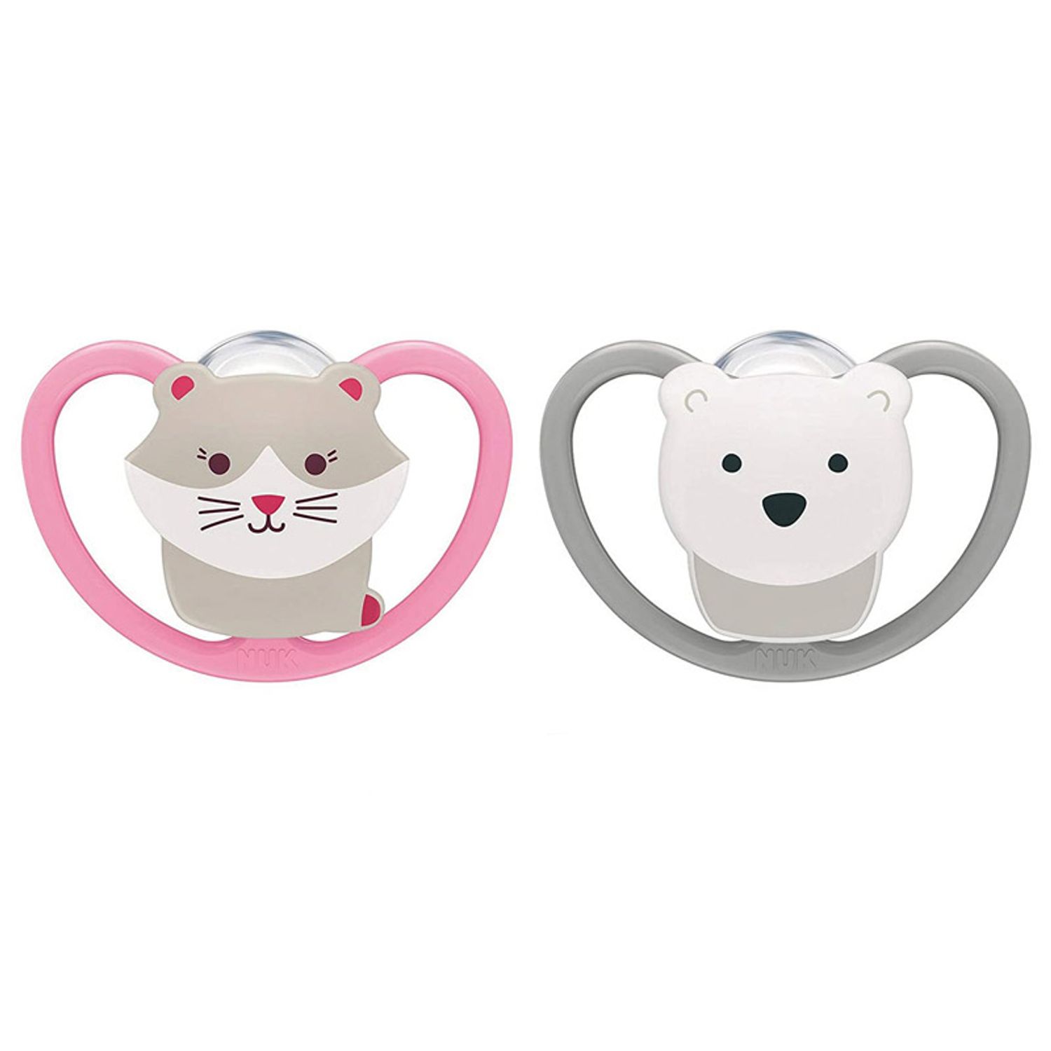 Set 2 suzete ortodontice din silicon Nuk Space 739501M, Multicolor fotografia produsului