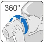 Cana anti curgere 230 ml Nuk Magic Cup 751139C, Multicolor fotografia produsului View 2 S