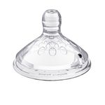 Set 2 tetine anticolici din silicon BabyOno 1455, Transparent fotografia produsului