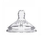 Set 2 tetine anticolici din silicon BabyOno 1455, Transparent fotografia produsului View 2 S