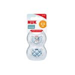 Set 2 suzete ortodontice din silicon Nuk 175229A-3-6, Albastru fotografia produsului View 3 S