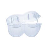 Set 2 suzete ortodontice din silicon Nuk Signature Night 736681-3-6, Mov fotografia produsului View 3 S