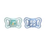 Set 2 suzete ortodontice din silicon Chicco Physio Forma Light 156405-2, Multicolor fotografia produsului