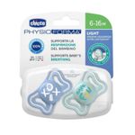 Set 2 suzete ortodontice din silicon Chicco Physio Forma Light 156405-2, Multicolor fotografia produsului View 2 S