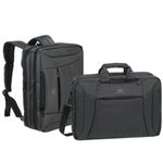 Geanta Laptop Convertibila Rivacase 8290, 16" (Negru) fotografia produsului