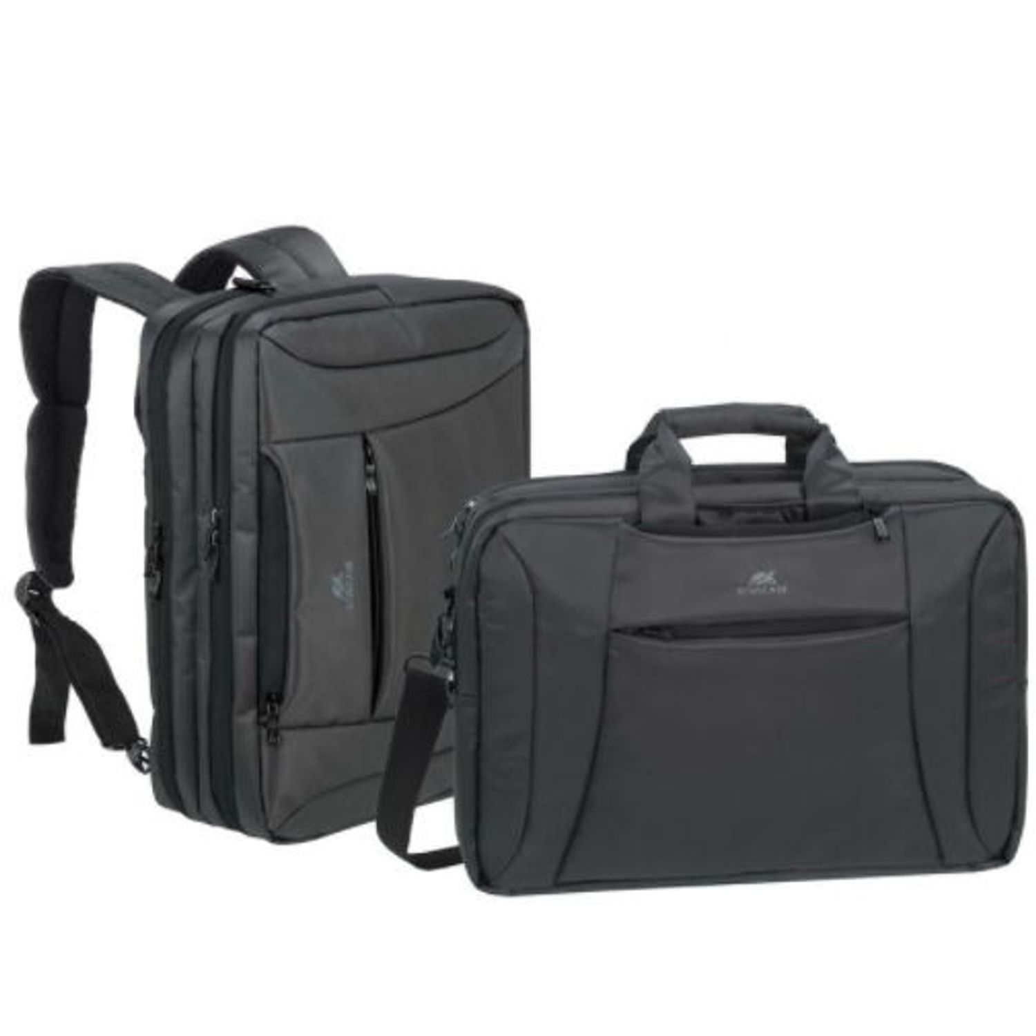 Geanta Laptop Convertibila Rivacase 8290, 16" (Negru) fotografia produsului