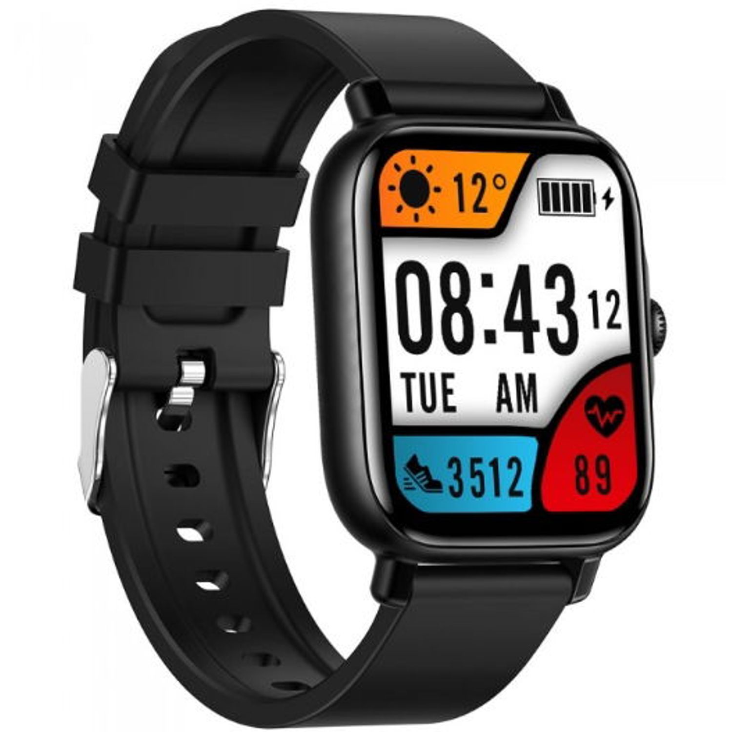 Smartwatch iHunt Watch 10 Titan, Ecran 1.95", Bluetooth, IP67, NFC (Negru) fotografia produsului View 5 L