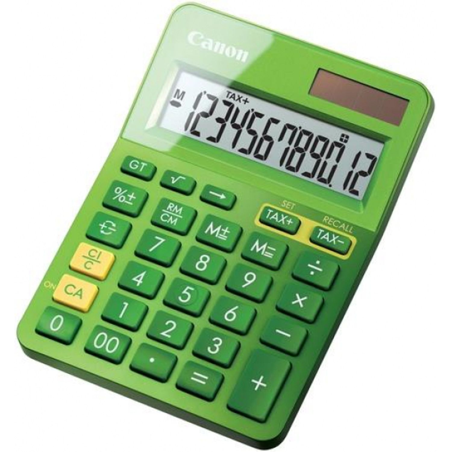 Calculator de birou Canon LS-123K, 12 digiti (Verde) fotografia produsului View 3 L