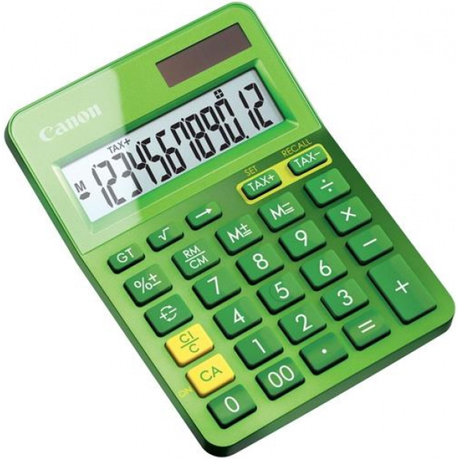 Calculator de birou Canon LS-123K, 12 digiti (Verde) fotografia produsului View 2 L