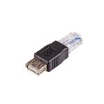 Adapter Akyga AK-AD-27, USB 2.0 A, RJ-45 fotografia produsului View 3 S
