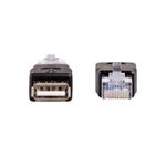 Adapter Akyga AK-AD-27, USB 2.0 A, RJ-45 fotografia produsului View 4 S
