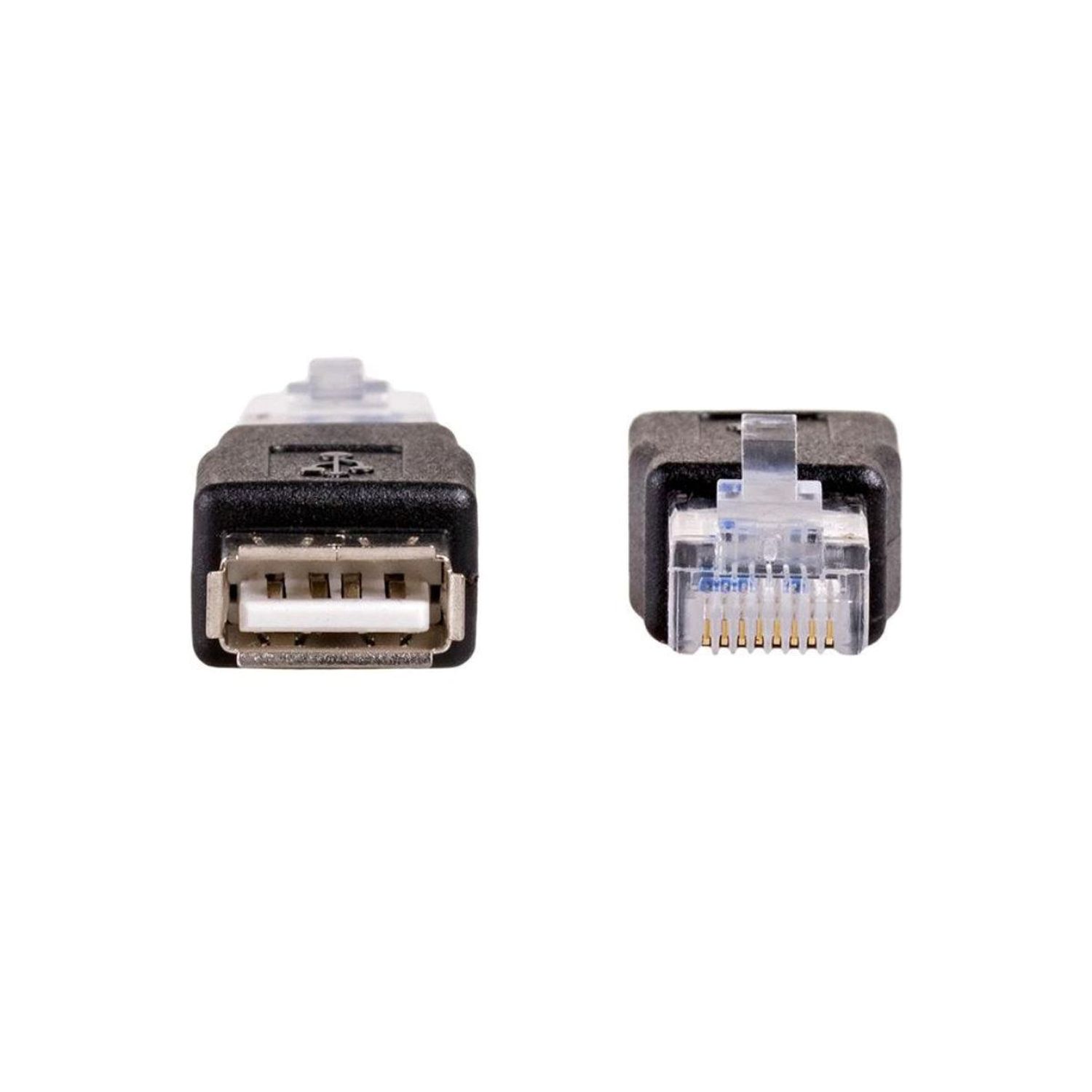 Adapter Akyga AK-AD-27, USB 2.0 A, RJ-45 fotografia produsului View 4 L