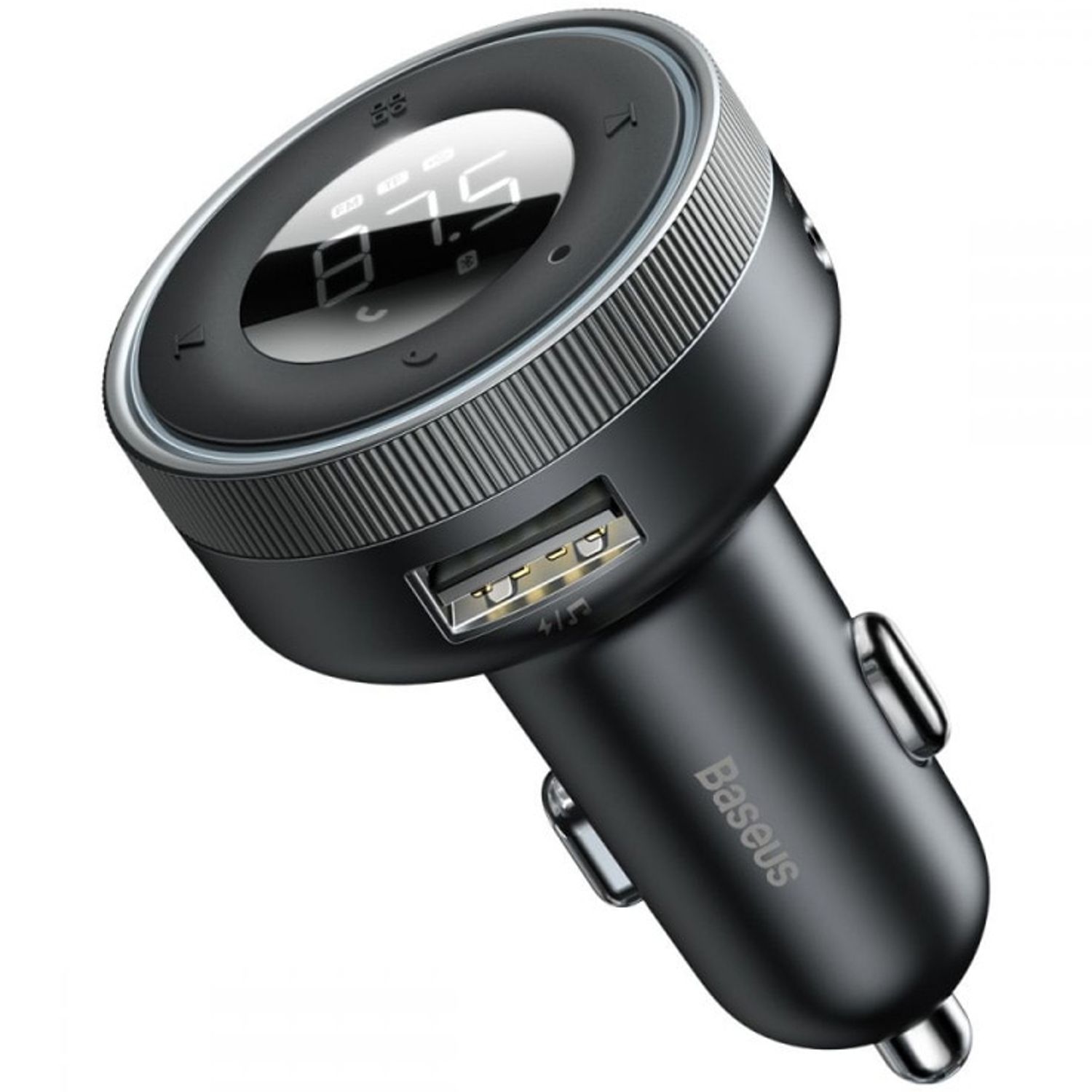 Modulator FM Bluetooth Baseus CCLH-01 Enjoy, Mp3 Player, 2 x USB (Negru) fotografia produsului