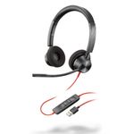 Casti Poly Blackwire C3320, 213934-01, USB, 100 Hz - 10 kHz (Negru) fotografia produsului