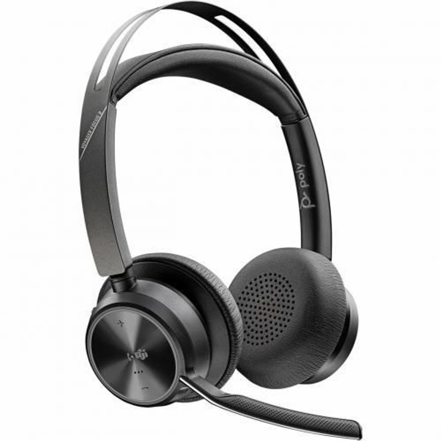 Casti Wireless Call Center Poly Voyager Focus 2 UC, USB-A (Negru) fotografia produsului