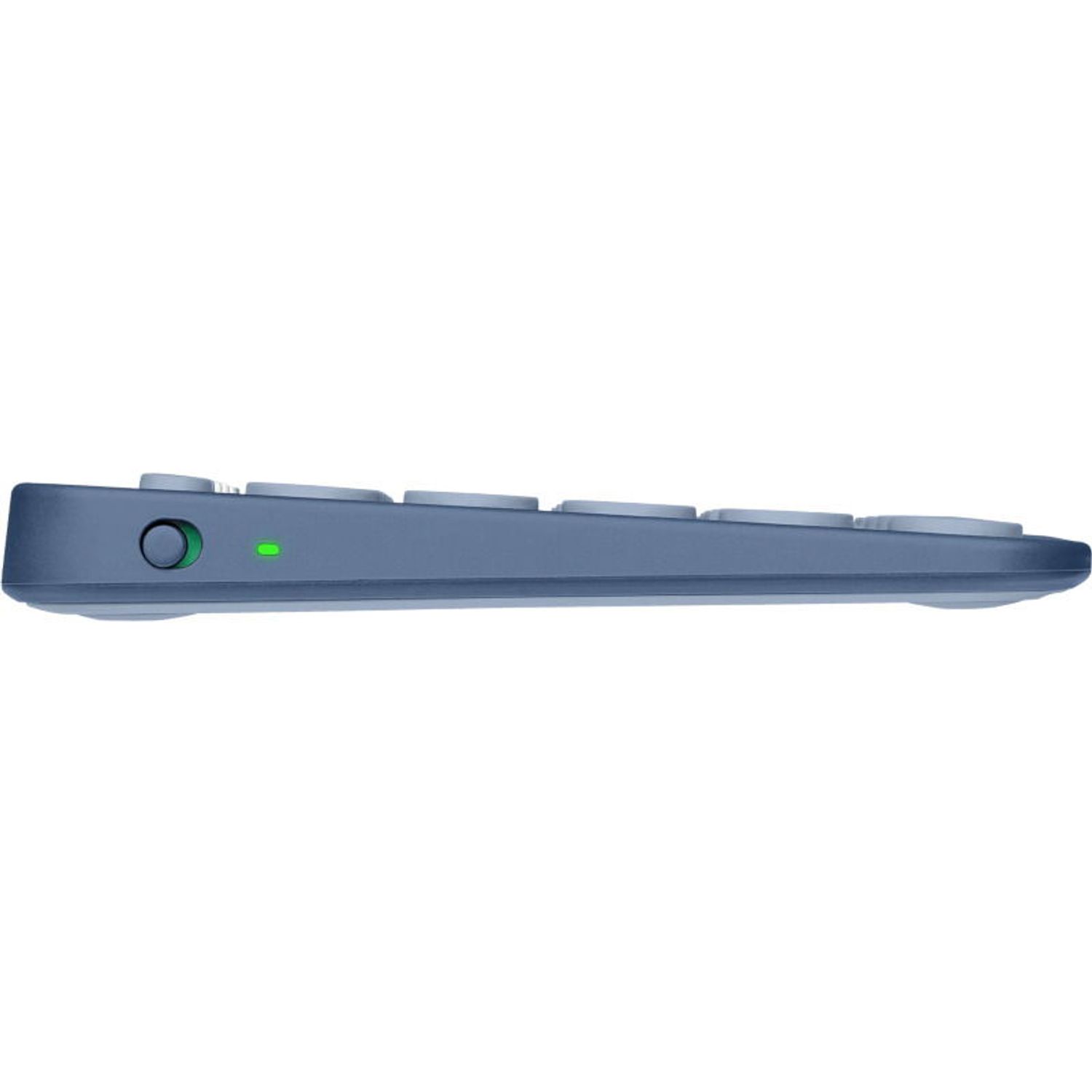 Tastatura Wireless Logitech K380 for Mac, Bluetooth, Layout US INT (Albastru) fotografia produsului View 3 L