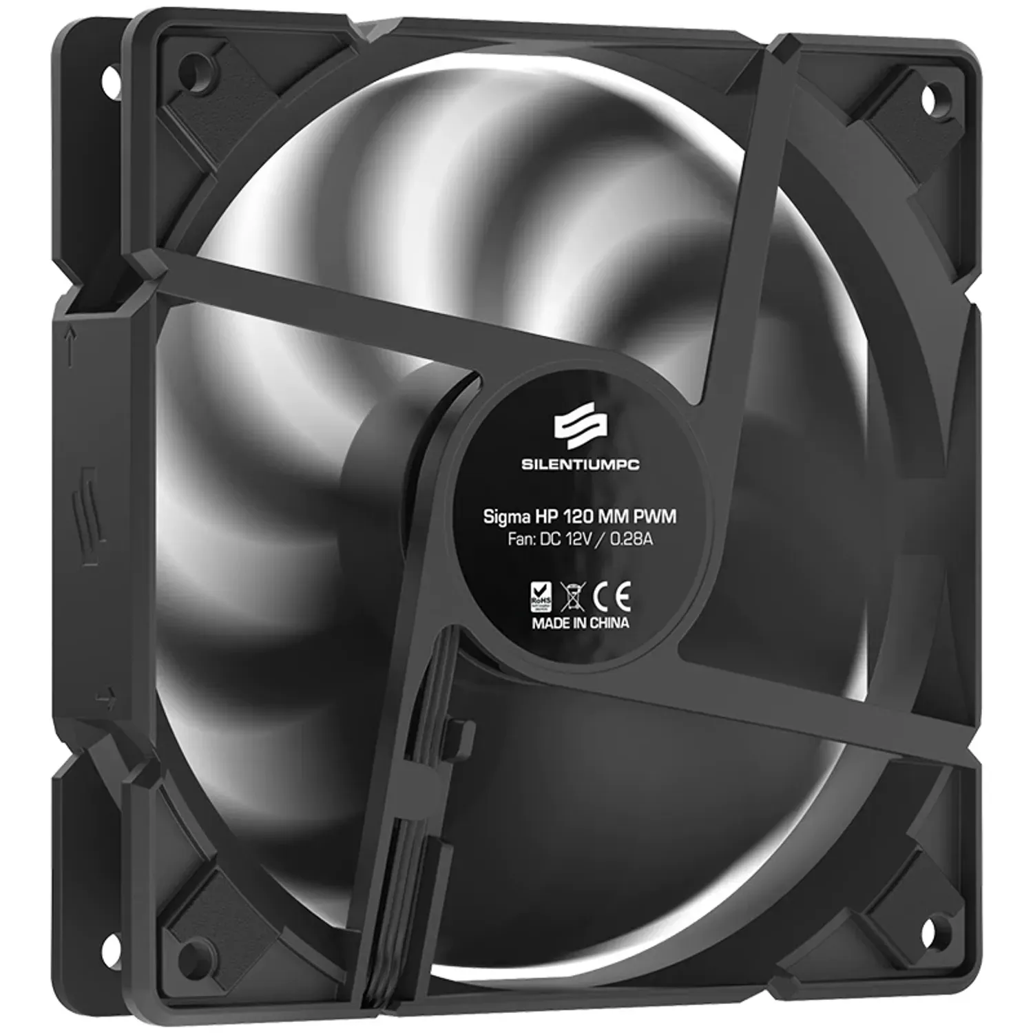 Ventilator SilentiumPC SIgma HP 120 PWM KIT, 120mm, PWM fotografia produsului View 14 L