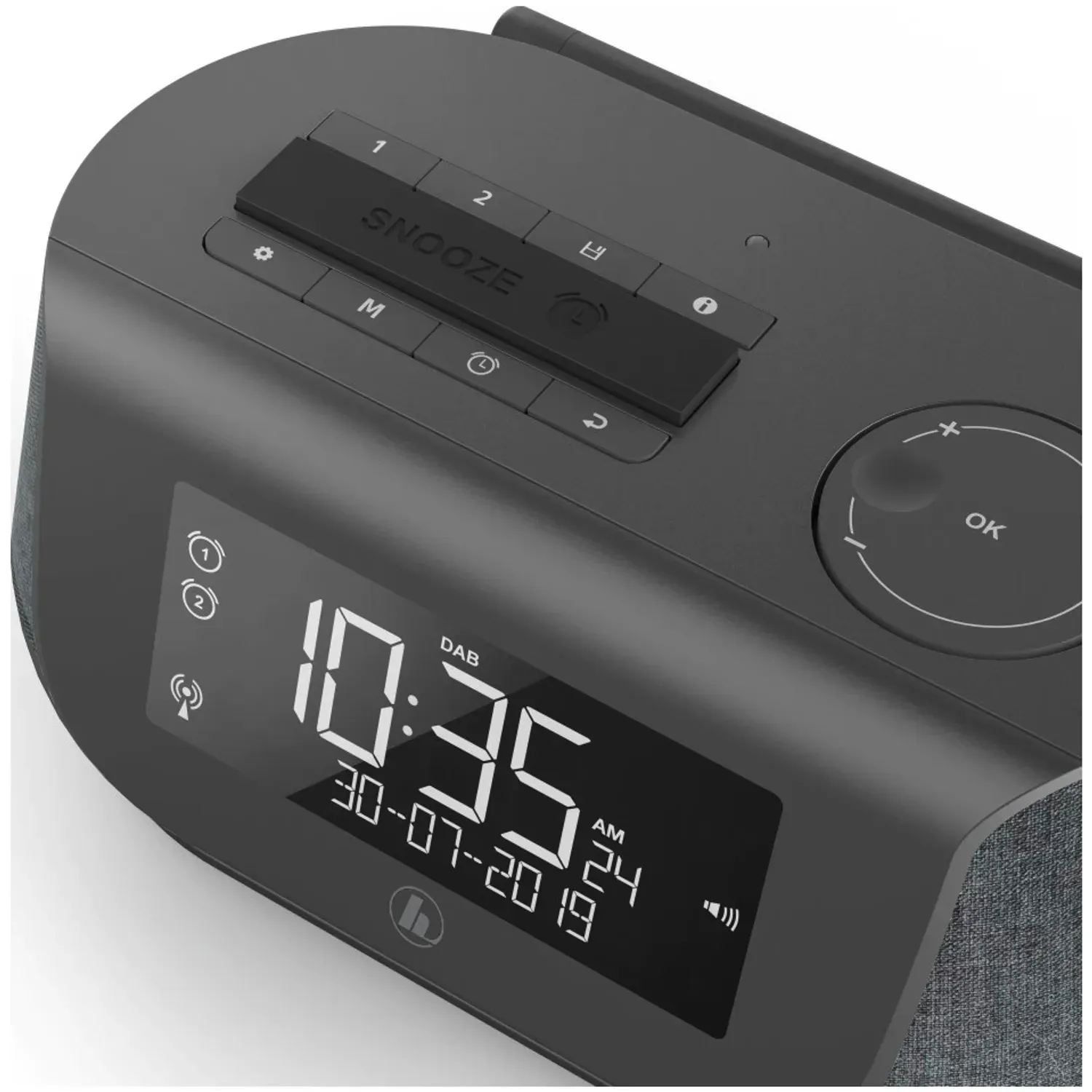 Radio Hama DR36SBT, Digital, Bluetooth, FM, DAB/DAB+ (Negru) fotografia produsului View 3 L