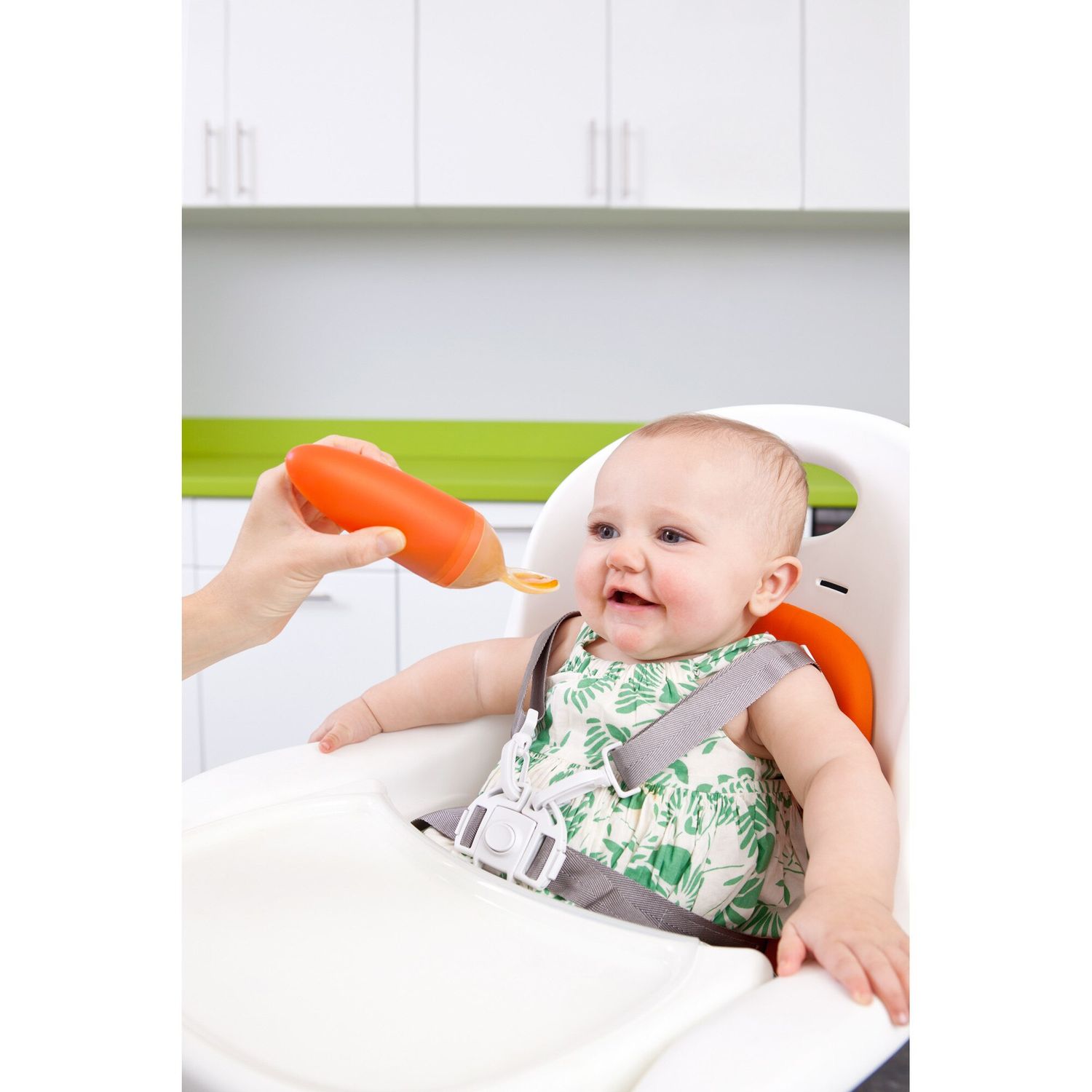 Lingurita cu rezervor Boon orange fotografia produsului View 2 L