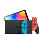 Consola OLED NINTENDO Switch Neon, 64GB (Albastru/Rosu) fotografia produsului