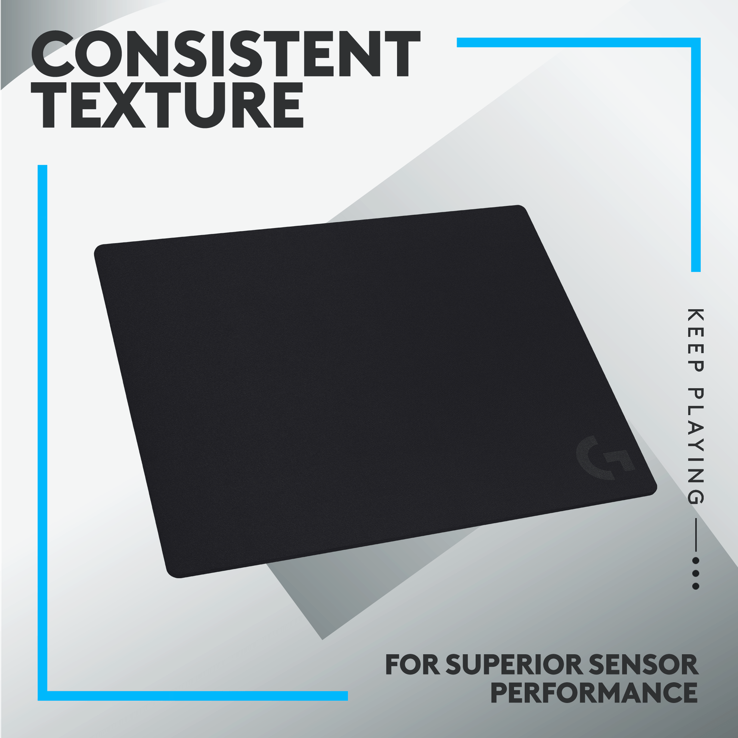 Mouse pad Logitech G740 (Negru) fotografia produsului View 6 L