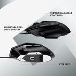 Mouse gaming Logitech G502 X, Hero 25K DPI, Negru fotografia produsului View 7 S