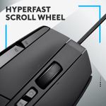 Mouse gaming Logitech G502 X, Hero 25K DPI, Negru fotografia produsului View 4 S