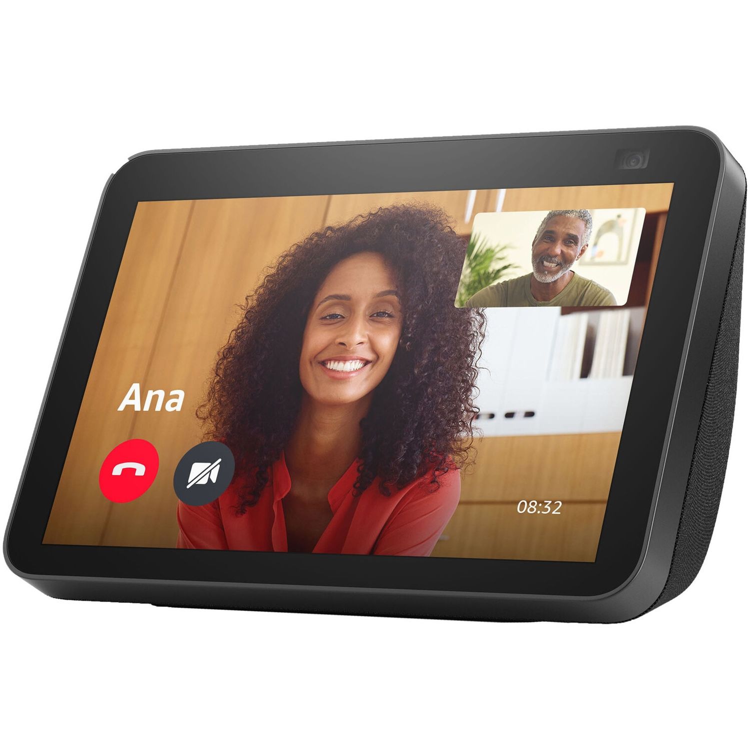 Boxa inteligenta Amazon Echo Show 5 (2nd Gen), Touch Screen 5.5", Camera 2 MP, Bluetooth (Negru) fotografia produsului
