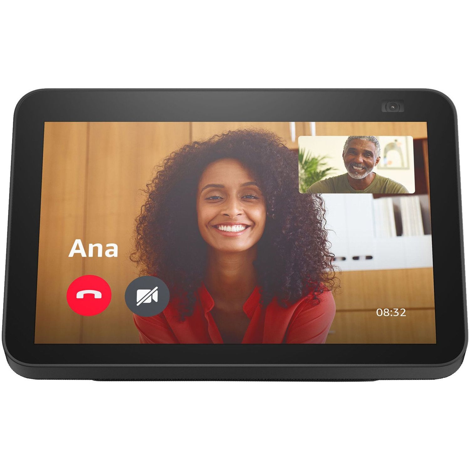Boxa inteligenta Amazon Echo Show 5 (2nd Gen), Touch Screen 5.5", Camera 2 MP, Bluetooth (Negru) fotografia produsului View 2 L