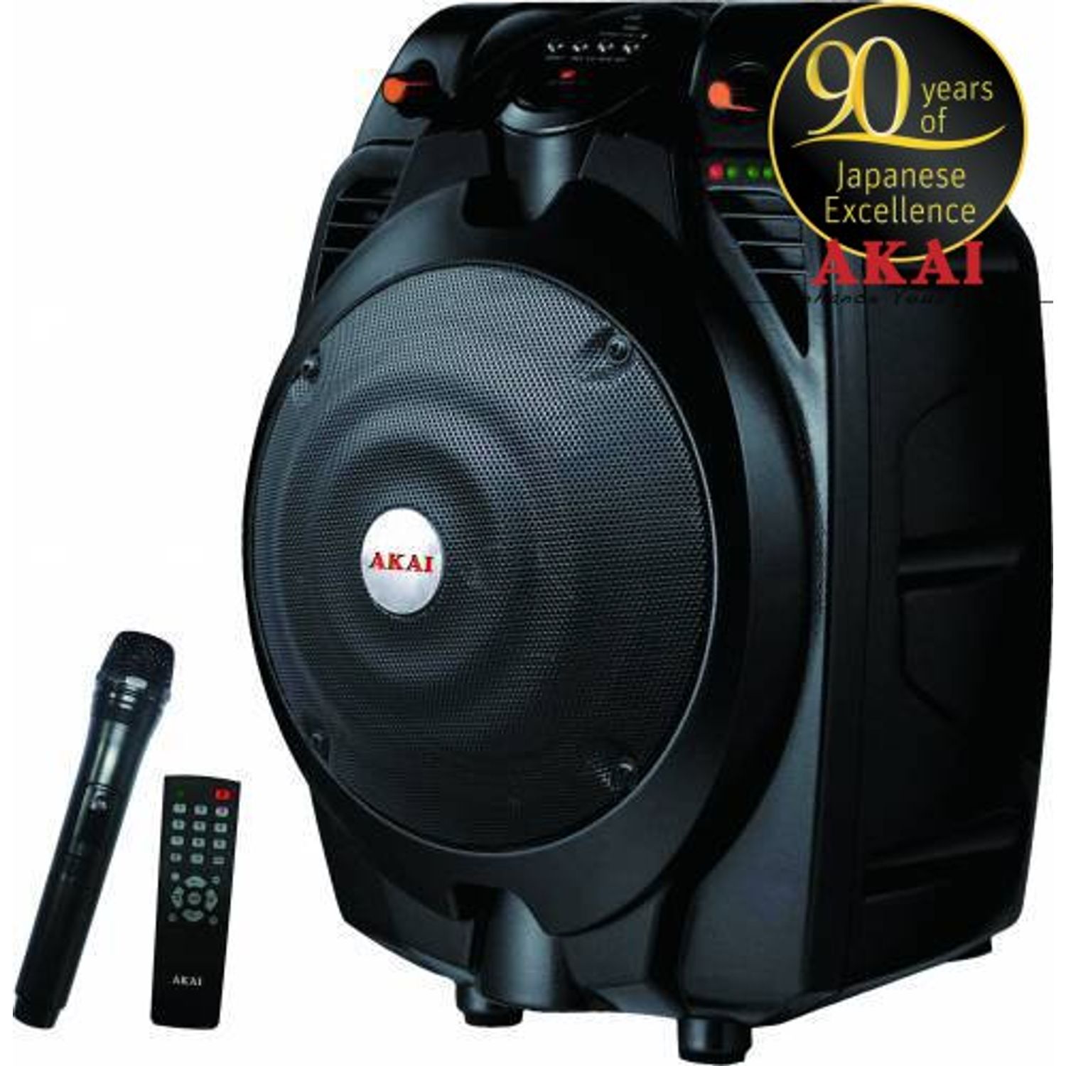 Akai - Boxa Portabila activa Akai SS022A-X6, Bluetooth, USB, slot card ...