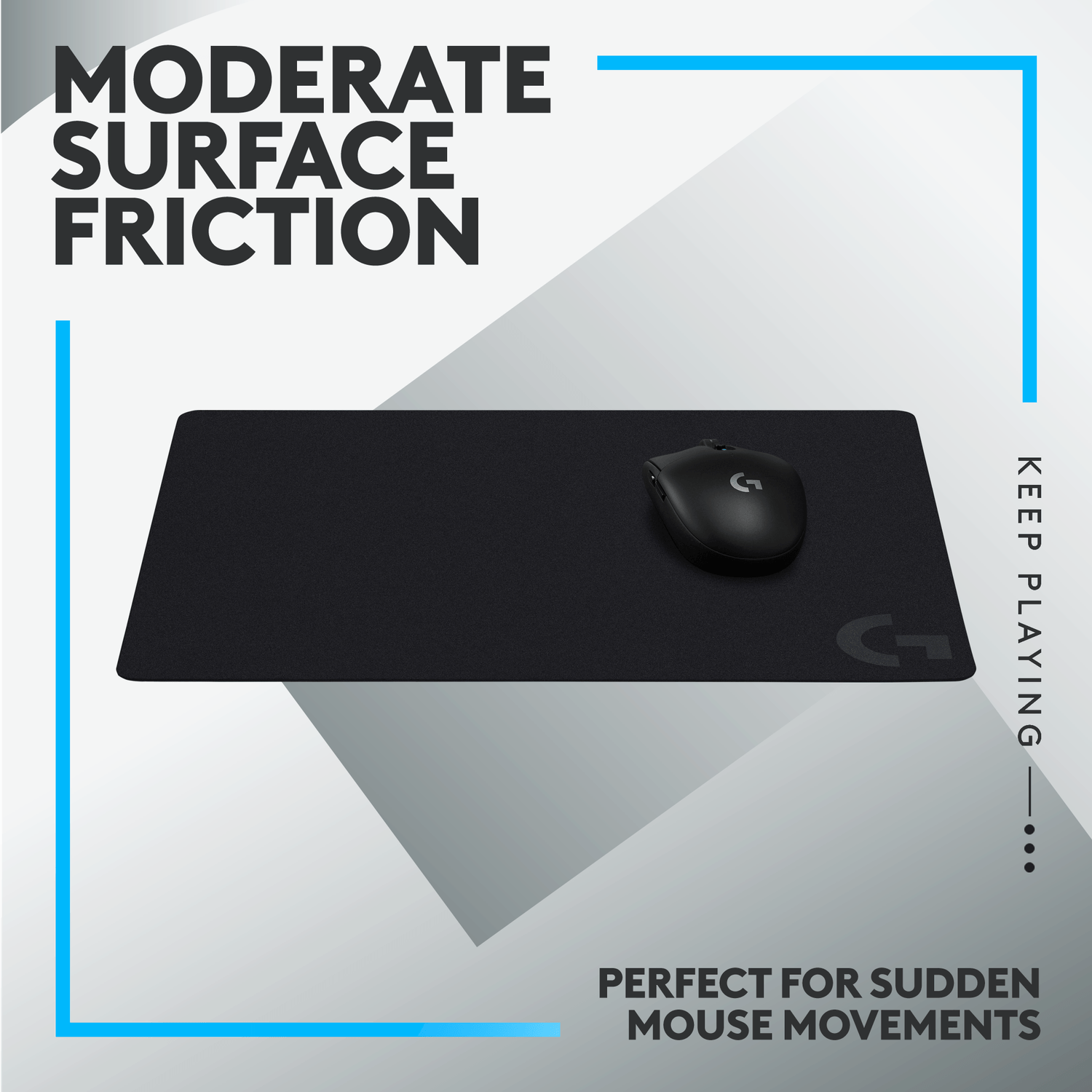 Mouse pad Logitech G240 (Negru) fotografia produsului View 4 L