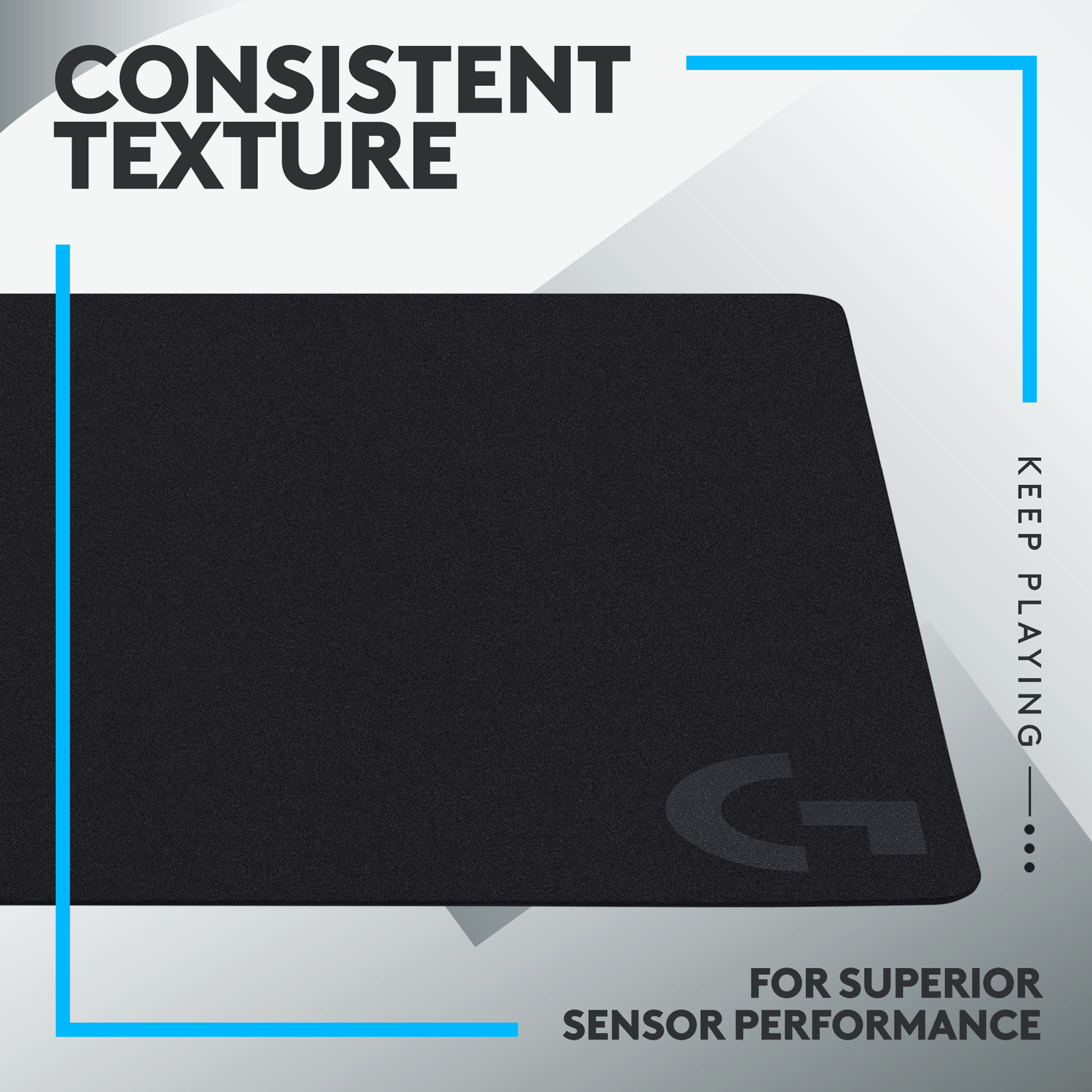 Mouse pad Logitech G240 (Negru) fotografia produsului View 5 L