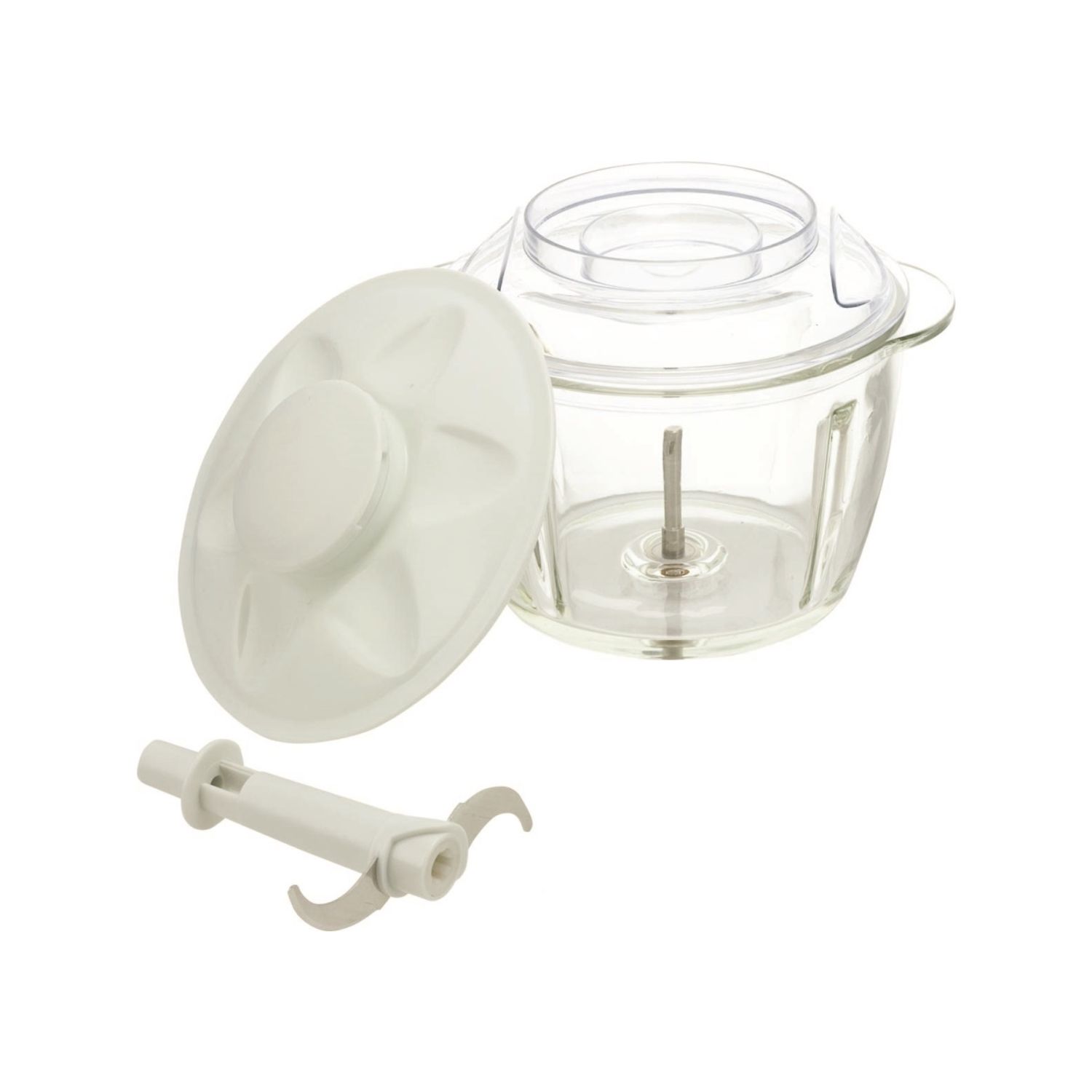 Mini tocator Zilan ZLN5619 Rosu, putere 200W, capacitate 1L, vas din sticla fotografia produsului View 2 L