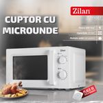 Cuptor cu microunde Zilan ZLN4667 Alb, putere 600 W, 20L, Timer fotografia produsului View 3 S