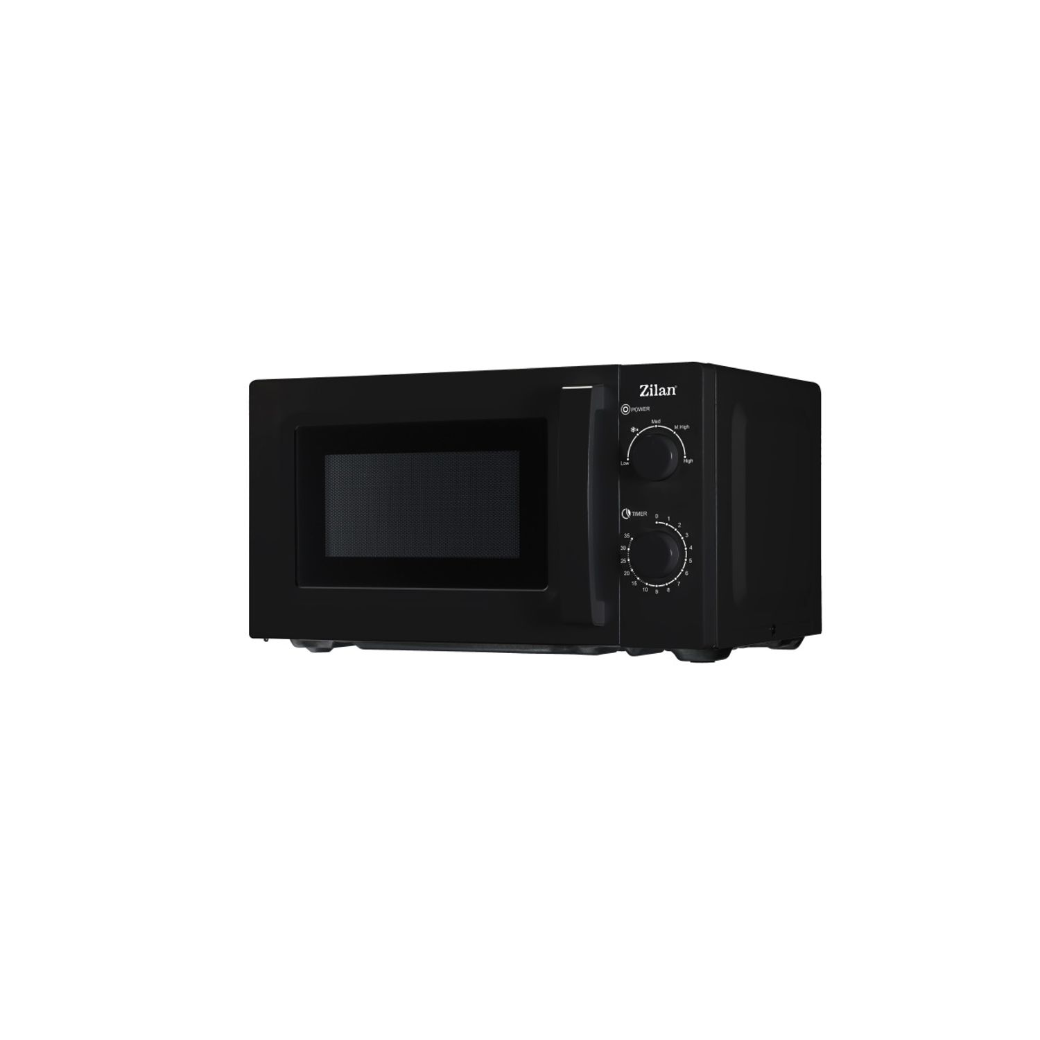 Cuptor cu microunde Zilan ZLN4674 Negru, putere 600 W, 20L, Timer fotografia produsului