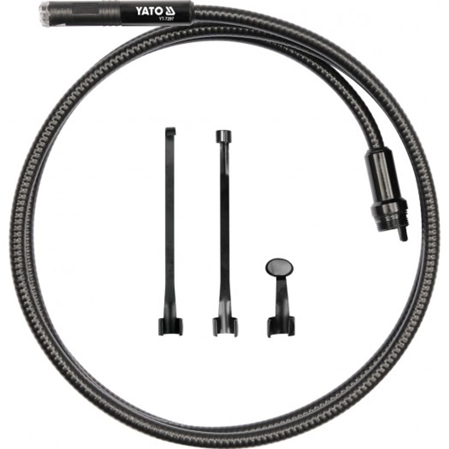 Set cablu si camera pentru videoscop Yato 2m, 12.2mm fotografia produsului