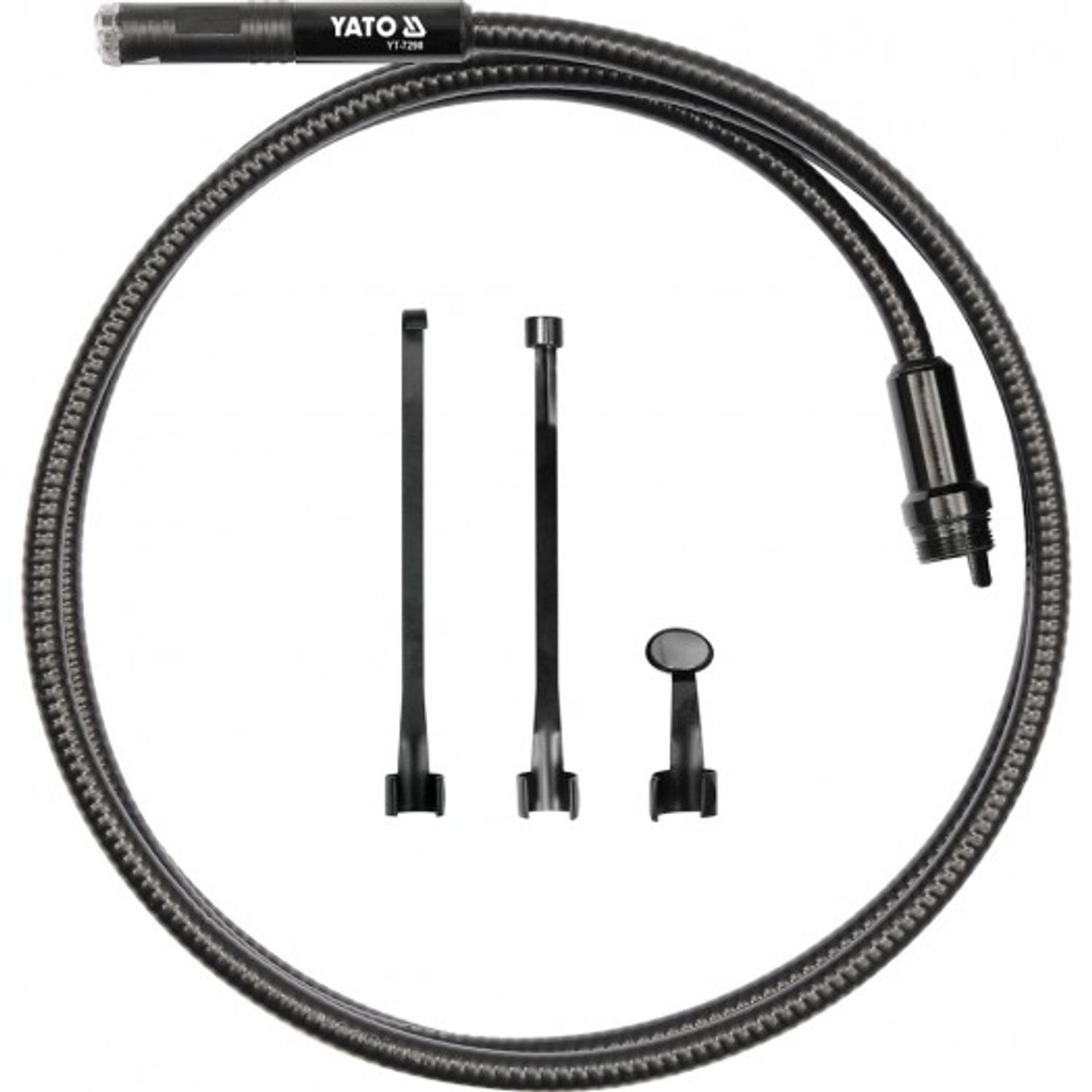 Set cablu si camera pentru videoscop Yato 1m, 12.2mm fotografia produsului