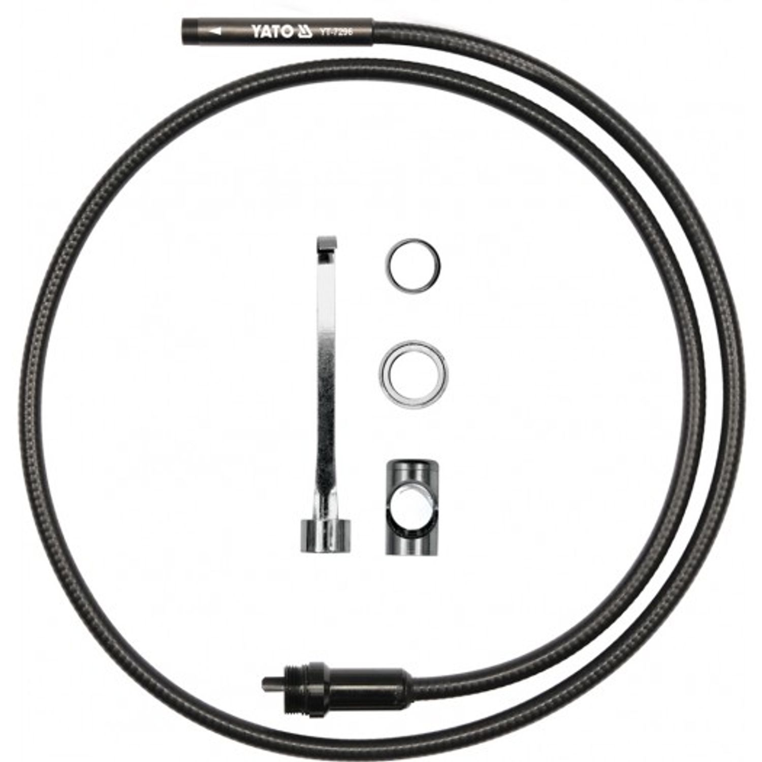 Set cablu si camera pentru videoscop Yato 1m, 9 mm fotografia produsului