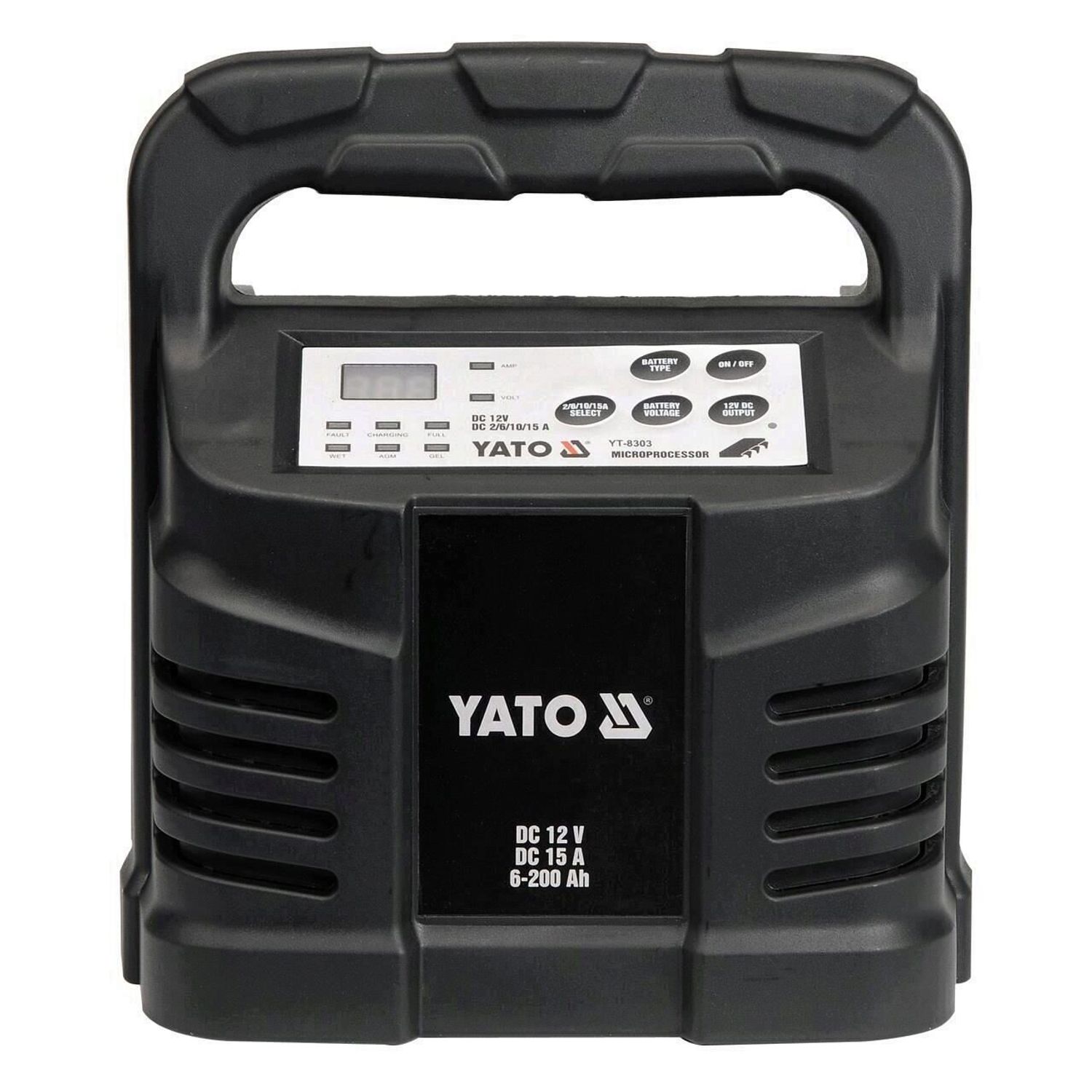 Redresor 12V, 12A, 5-200Ah, YATO YT-8302 fotografia produsului