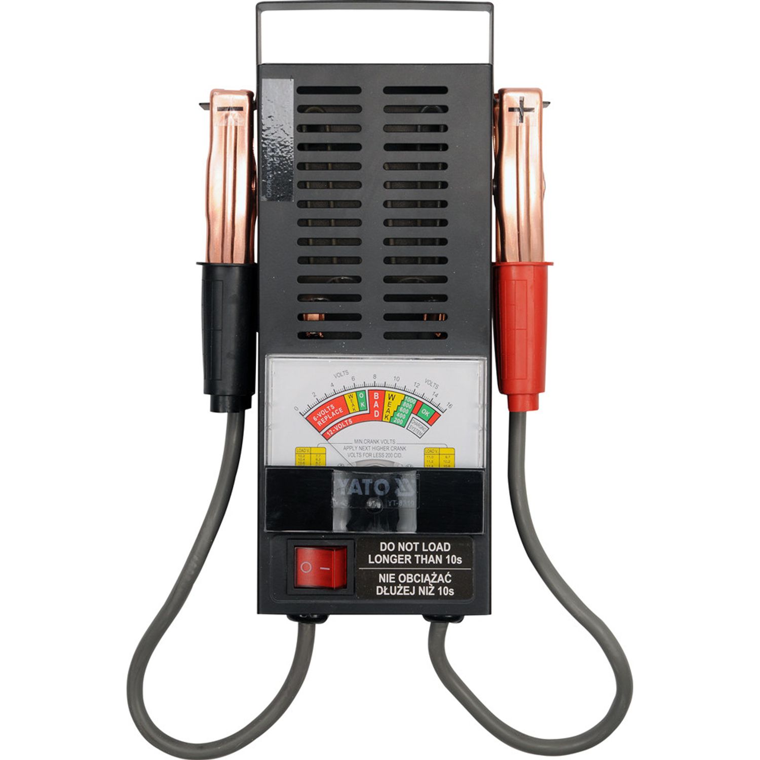 Tester Acumulator Auto Analog 6/12V YT-8310 fotografia produsului