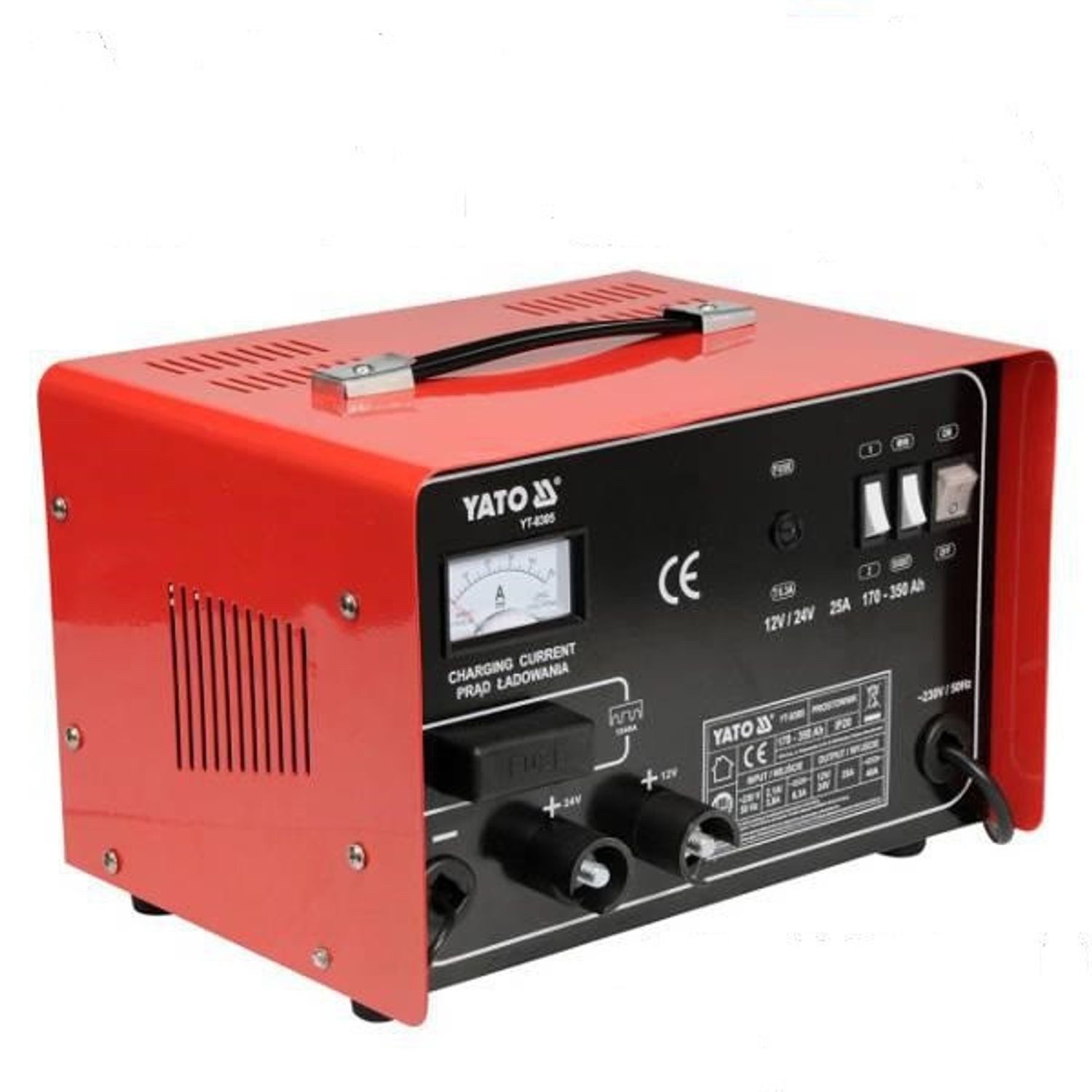 Redresor 12/24V 25A 350Ah YT-8305 fotografia produsului