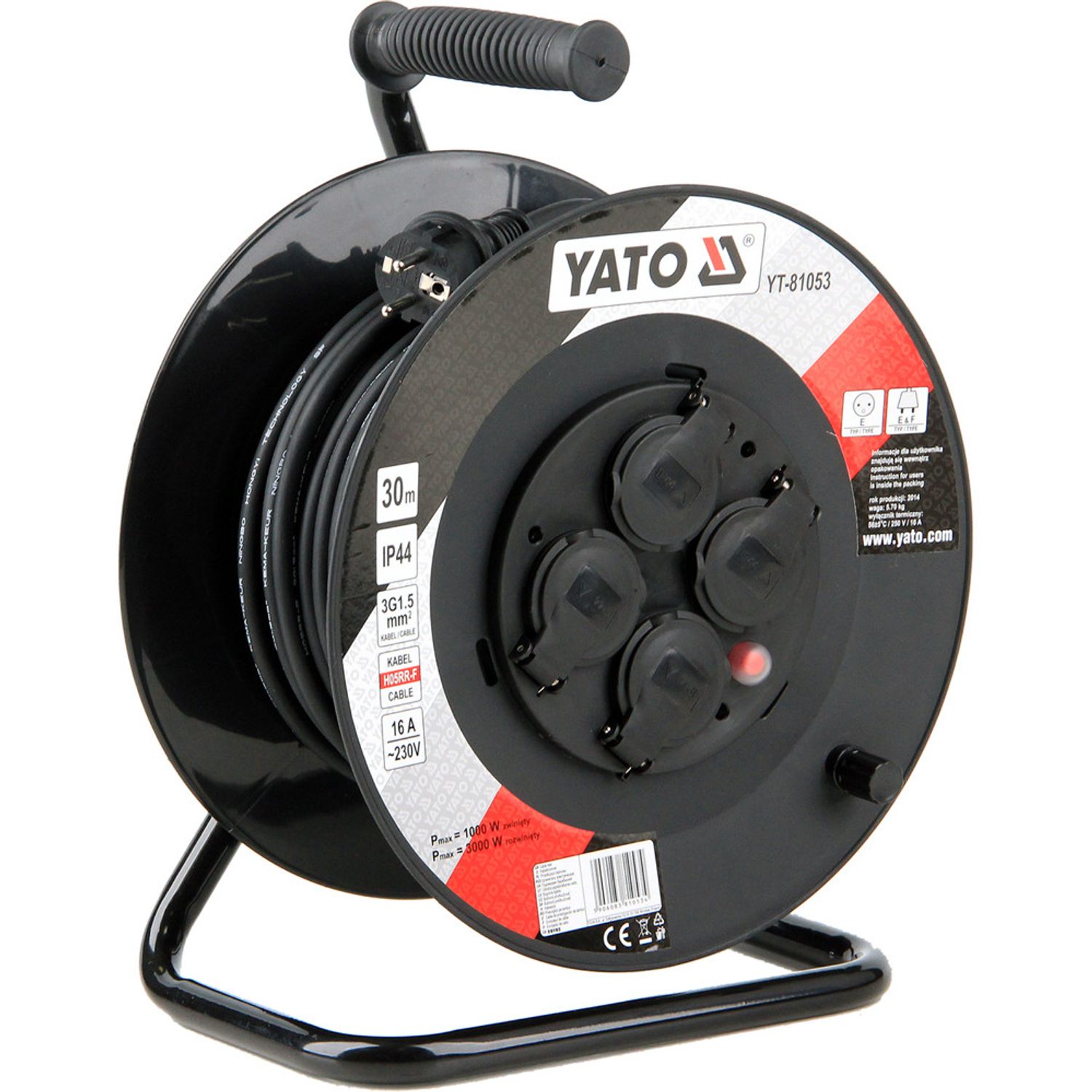 Prelungitor pe tambur 30M YT-81053 fotografia produsului