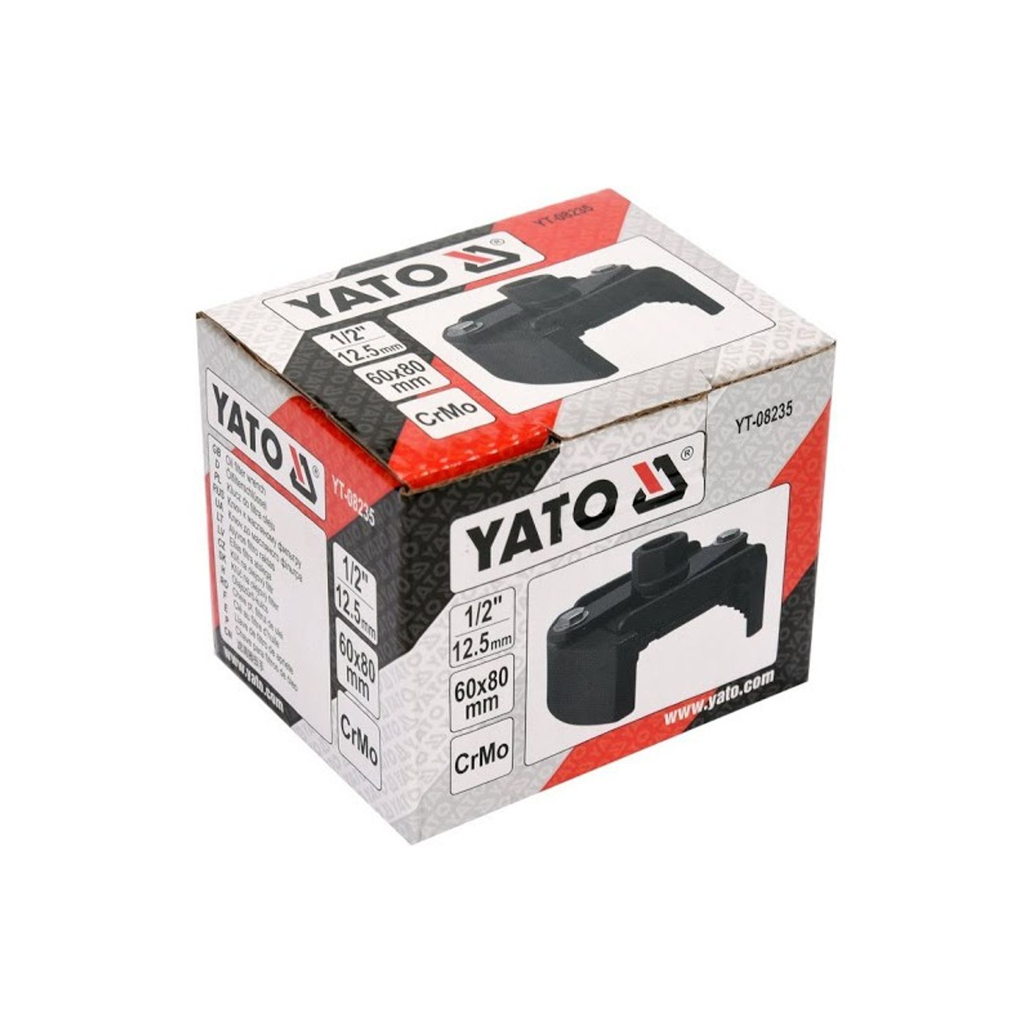 Cheie filtru de ulei reglabila Yato 60-80 mm fotografia produsului View 3 L