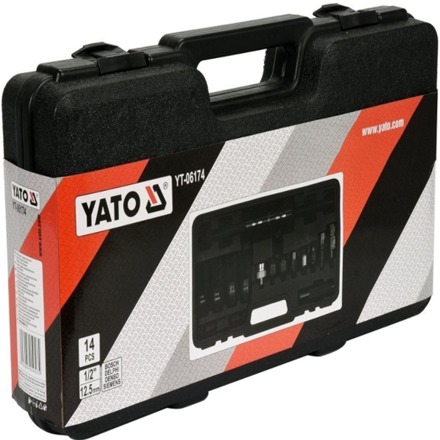Set 14 extractoare YATO injectoare BOSCH, DELPHI. fotografia produsului View 3 L