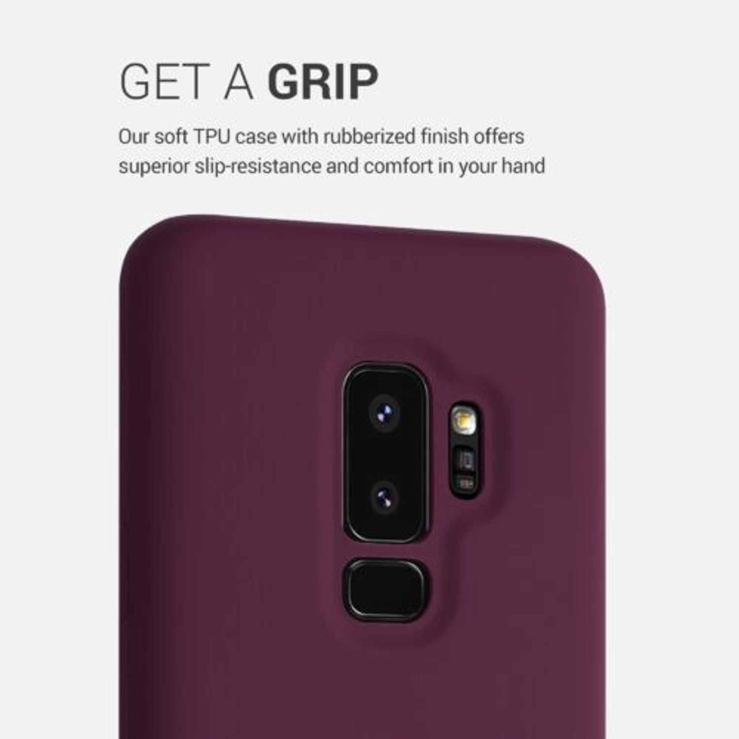 Husa pentru Samsung Galaxy S9 Plus, Silicon, Violet, 44183.197, Kwmobile fotografia produsului View 4 L