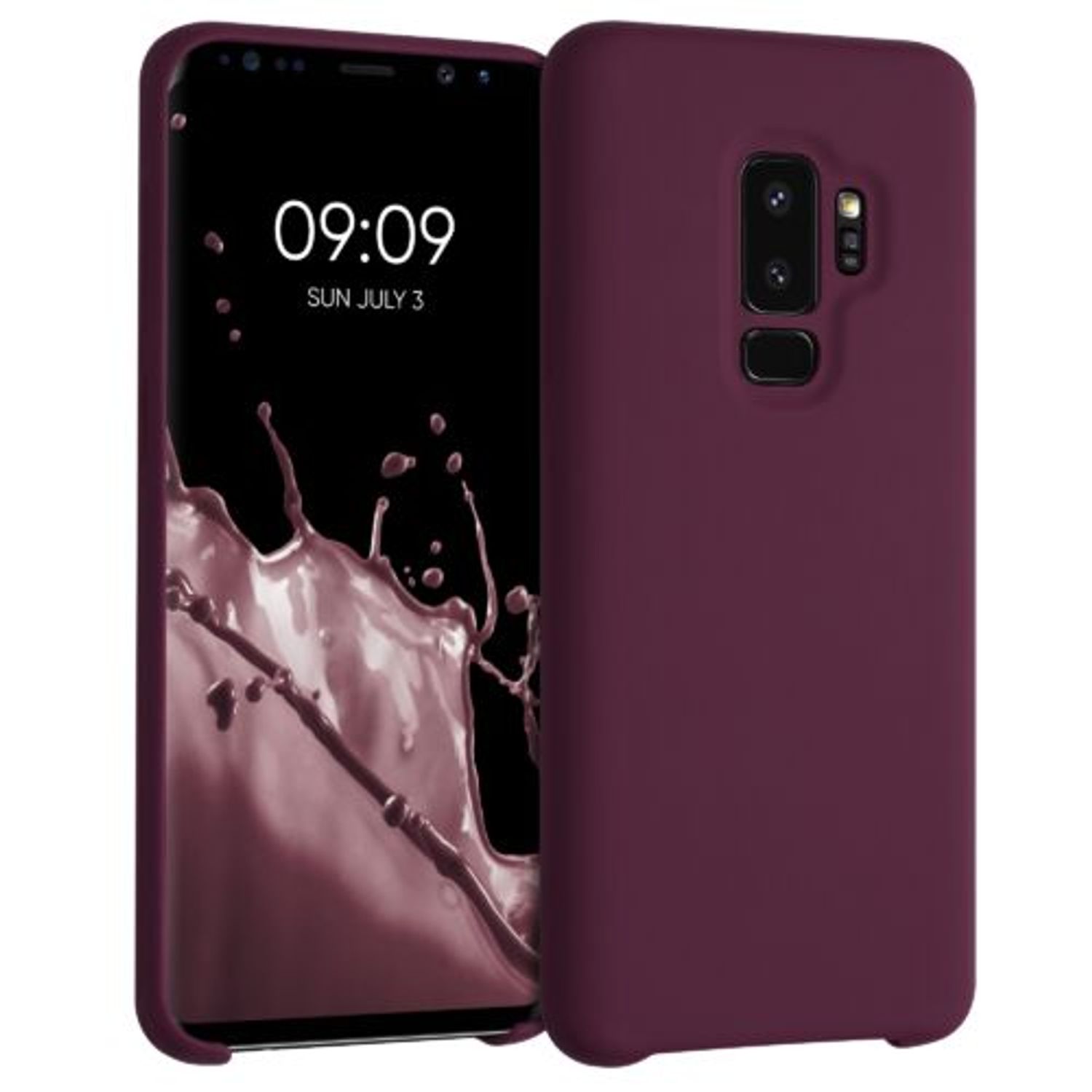 Husa pentru Samsung Galaxy S9 Plus, Silicon, Violet, 44183.197, Kwmobile fotografia produsului